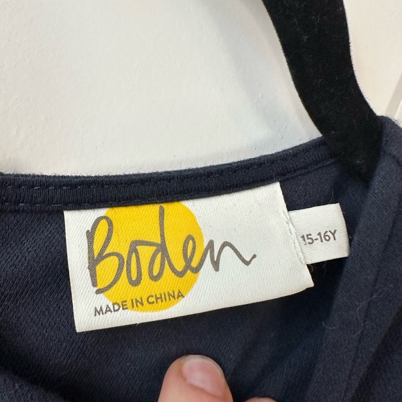 Mini Boden Lurex Stripe Party Dress (Size 15-16) - Picture 5 of 6